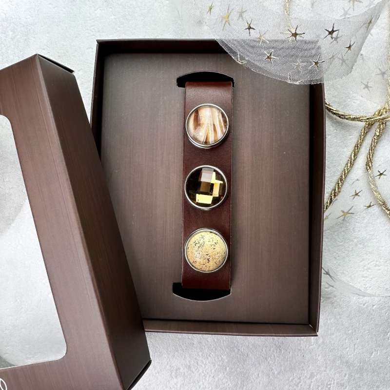 ZESTAW 93 bransoletka czekoladowa i 3 kliki